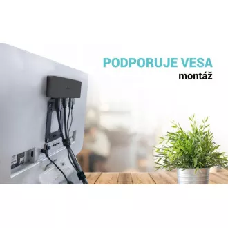 i-tec USB-C Triple 4K kijelző dokkoló állomás Gen2 Pro, PD 100W