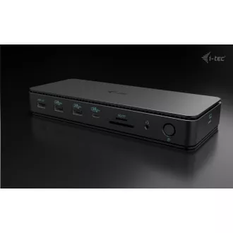 i-tec Thunderbolt4 2x Display Docking Station Gen3, 7x USB, 2,5 GLAN, PowerDelivery 92 W