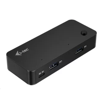 i-tec univerzális KVM HUB 2x USB-C   2x USB-A 3.0 port