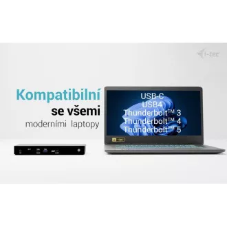 i-tec Thunderbolt4 3x Display dokkolóállomás, Power Delivery 96W
