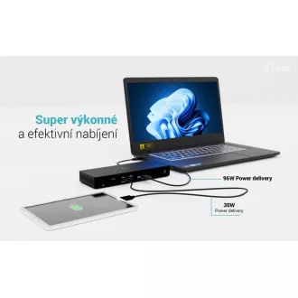 i-tec Thunderbolt4 3x Display dokkolóállomás, Power Delivery 96W