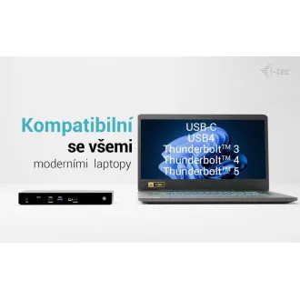i-tec Thunderbolt4 3x Display dokkolóállomás, Power Delivery 96W i-tec Thunderbolt4 3x Display dokkolóállomás, Power Delivery 96W