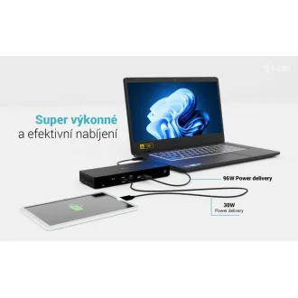 i-tec Thunderbolt4 3x Display dokkolóállomás, Power Delivery 96W i-tec Thunderbolt4 3x Display dokkolóállomás, Power Delivery 96W