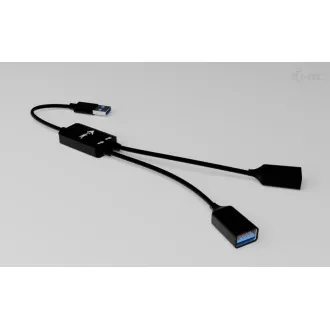 i-tec USB-A kábel HUB 2 port (2x USB-A)