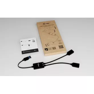 i-tec USB-A kábel HUB 2 port (2x USB-A)