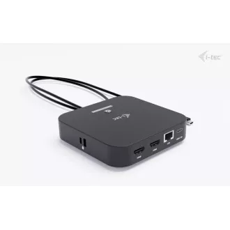 i-tec USB-C Dual HDMI dokkoló állomás, Power Delivery 100W