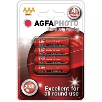 AgfaPhoto cink elem AAA, zsugor 4db