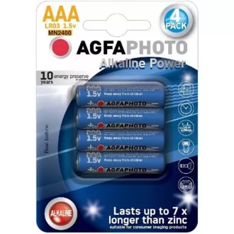 AgfaPhoto Power alkáli elem LR03 / AAA, buborékfólia 4db