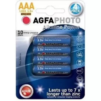 AgfaPhoto Power alkáli elem LR03 / AAA, buborékfólia 4db