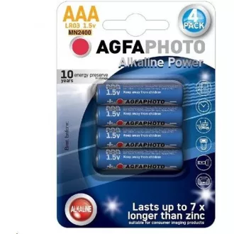 AgfaPhoto Power alkáli elem LR03 / AAA, buborékfólia 4db