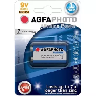 AgfaPhoto Power alkáli elem 9V, buborékfólia 1db