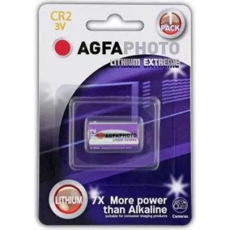 AgfaPhoto lítium fotóelem CR2, buborékfólia 1db