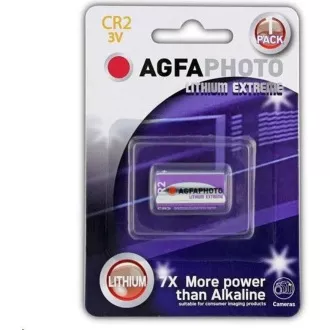 AgfaPhoto lítium fotóelem CR2, buborékfólia 1db