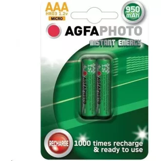 AgfaPhoto előtöltött akkumulátor AAA, 950mAh, 2db