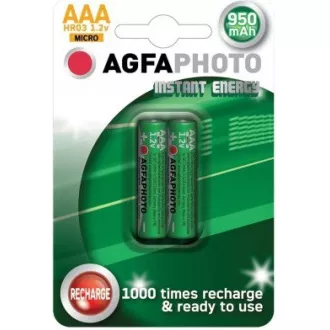 AgfaPhoto előtöltött akkumulátor AAA, 950mAh, 2db