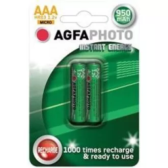 AgfaPhoto előtöltött akkumulátor AAA, 950mAh, 2db