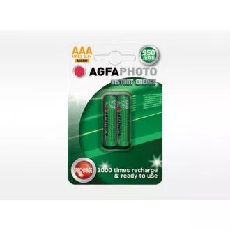 AgfaPhoto előtöltött akkumulátor AAA, 950mAh, 2db