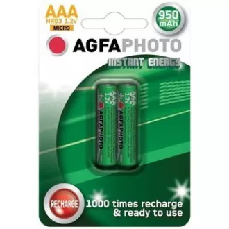 AgfaPhoto előtöltött akkumulátor AAA, 950mAh, 2db