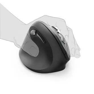 Hama függőleges ergonomikus vezeték nélküli egér EMW-500L, balkezeseknek, fekete