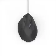 Hama függőleges, ergonomikus, vezetékes egér ECM-500R, jobbkezes, fekete