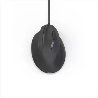 Hama függőleges, ergonomikus, vezetékes egér ECM-500R, jobbkezes, fekete