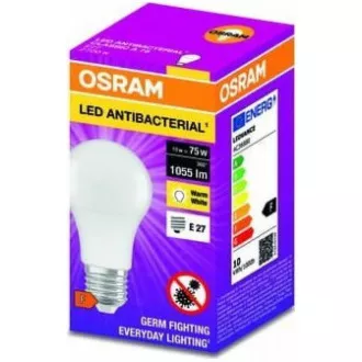 OSRAM LED ANTIBACTERIAL E27 10W/827 CLA75W meleg 2700k