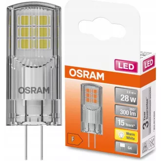 OSRAM LED PIN 30 G4 2, 6W/827 12V meleg OSRAM LED PIN 30 G4 2, 6W/827 12V meleg
