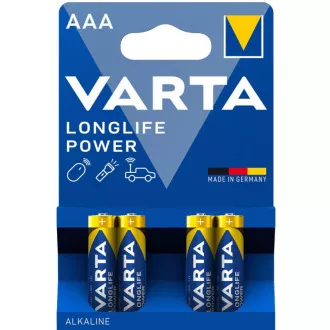 Varta LR03/4BP Longlife POWER (HIGH ENERGY) (Blistr 4 db)