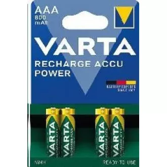 Varta LR03/4BP 800 mAh használatra kész (Blistr 4db)
