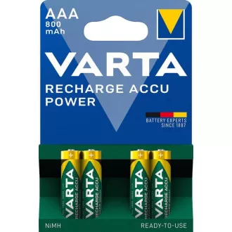 Varta LR03/4BP 800 mAh használatra kész (Blistr 4db)