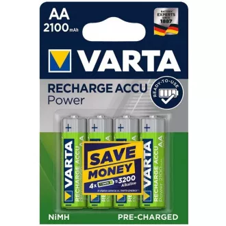 Varta LR6/4BP 2100 mAh használatra kész (Blistr 4db)