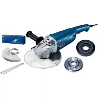 BOSCH GWS 2200, sarokcsiszoló, 2.200 W, 6.500 - 6.500 fordulat/perc, 230 mm, zárható kapcsoló BOSCH GWS 2200, sarokcsiszoló, 2.200 W, 6.500 - 6.500 fordulat/perc, 230 mm, zárható kapcsoló