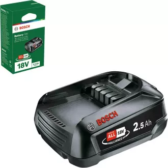 BOSCH PBA 18V 2.5Ah W-B, akkumulátor BOSCH PBA 18V 2.5Ah W-B, akkumulátor
