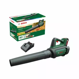 BOSCH AdvancedLeafBlower 36V-750, akkumulátoros lombfúvó, 36 V, áramlási sebesség 100 - 200 km/h, akkumulátor 2,0 Ah BOSCH AdvancedLeafBlower 36V-750, akkumulátoros lombfúvó, 36 V, áramlási sebesség 100 - 200 km/h, akkumulátor 2,0 Ah