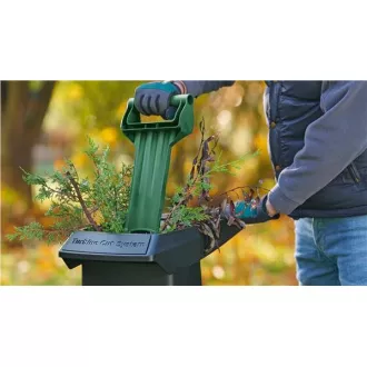 BOSCH AXT 25 TC, csendes komposztáló, 2.500 W, vágási kapacitás, max. ágátmérő 45 mm
