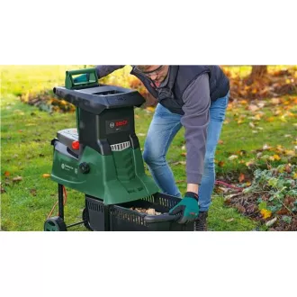BOSCH AXT 25 TC, csendes komposztáló, 2.500 W, vágási kapacitás, max. ágátmérő 45 mm