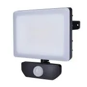 Solight LED spotlámpa Quick szenzorral, 30W, 2550lm, 4000K, IP44, fekete, fekete