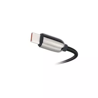 Solight USB-C kábel kijelzővel, USB-C csatlakozó - USB-C csatlakozó, 100W, 1m