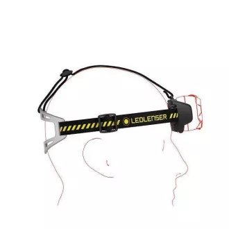 Ledlenser HF8R munka fejlámpa, sárga
