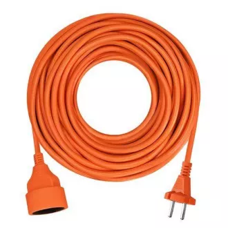 Solight 1z mozgó vezeték - csatlakozó, 10m, 2 x 1, 5mm2, narancssárga
