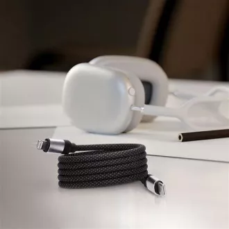 Solight mágneses USB-C/Lightning kábel, USB-C csatlakozó - Lightning csatlakozó, 1m