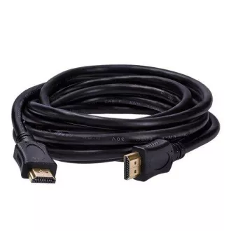 Solight HDMI kábel Ethernet, HDMI 2.0 A csatlakozó - HDMI 2.0 A csatlakozó, buborékcsomagolás, 3m Solight HDMI kábel Ethernet, HDMI 2.0 A csatlakozó - HDMI 2.0 A csatlakozó, buborékcsomagolás, 3m