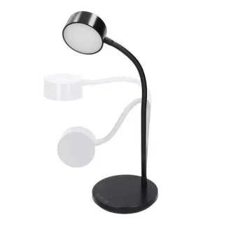 Solight LED asztali lámpa, 4, 5W, 300lm, 3CCT, fekete, talpazat Solight LED asztali lámpa, 4, 5W, 300lm, 3CCT, fekete, talpazat