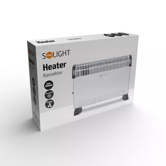 Solight meleglevegős konvektor 2000W, ventilátor, állítható termosztáttal