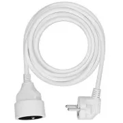 Solight hosszabbító kábel 5m, 1 aljzat, 16A/3680W, PVC, fehér