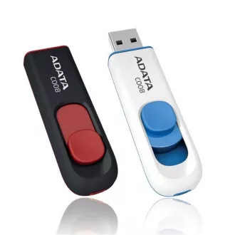 ADATA Flash Disk 8GB C008, USB 2.0 Classic, fekete ADATA Flash Disk 8GB C008, USB 2.0 Classic, fekete