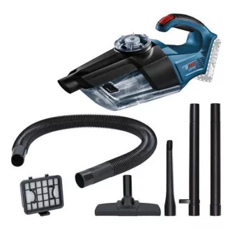 Bosch GAS 18V-1 akkumulátoros porszívó, 10 l/s, 0,7 l-es tartály, rugalmas hosszabbító fúvóka Bosch GAS 18V-1 akkumulátoros porszívó, 10 l/s, 0,7 l-es tartály, rugalmas hosszabbító fúvóka