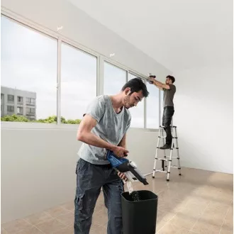 Bosch GAS 18V-1 akkumulátoros porszívó, 10 l/s, 0,7 l-es tartály, rugalmas hosszabbító fúvóka Bosch GAS 18V-1 akkumulátoros porszívó, 10 l/s, 0,7 l-es tartály, rugalmas hosszabbító fúvóka