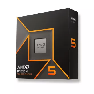 CPU AMD RYZEN 5 9600X, 6-magos, 3.9GHz, 38MB gyorsítótár, 65W, AMD Radeon grafika, foglalat AM5, BOX, hűtőborda nélkül