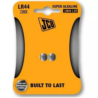 JCB lúgos elemek LR44, buborékcsomagolás 2 db